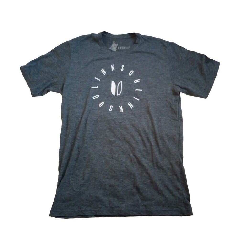LinkSoul Graphic T Shirt Mens Size S Short Sleeve Golf Tee